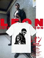Léon Vintage Filmo 90-ųjų Gatvės Stiliaus Punk Rock Hip Hop Marškinėliai Vyrams Moterims Laisvalaikio Trumpomis Rankovėmis Apvalia Kaklo Marškinėliai Unisex Madingi Viršutiniai Drabužiai 3XL gray