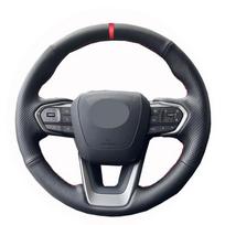 Lexus NX 250 NX260 NX350 NX350h NX450h+ 2022-2024 rankomis siūta Raudona Juoda natūrali Oda neslystanti Automobilio Vairo Dangtelis WU5 black