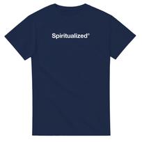 Spiritualized Heavyweight Marškinėliai | Klasikiniai Medvilniniai Grupės Merch Marškinėliai | Unisex Dovana Muzikos Mėgėjams 120 blue