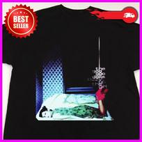 Dizzy up the girl goo goo dolls T-Shirt Black Cotton L red