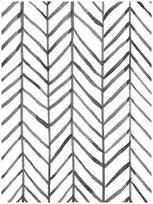 Modernūs juostiniai lipni tapetai Zigzagas Juoda Balta Viniliniai Lipnūs Kontaktiniai Popieriai Vaikų Kambariui Miegamajam Namų Dekoras 1mx45cm gray