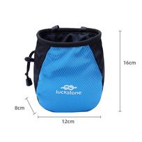 Magnesium Powder Bag Talcum Powder Bag Waterproof Polyester Chalk Bag Belt Weightlifting Pouch Outdoor Climbing Equipment CHINA