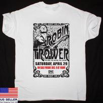 Robin Trower The Man The Guitar The Legend T Shirt Full Size S-5XL Unisex T-Shirt S gray