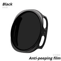Privacy Film+Case For Samsung Galaxy Watch 8 Classic 46mm Cover Bumper Screen Protector for galaxy watch 8 40mm 44mm tempered glass case Galaxy Watch 8 40mm juoda