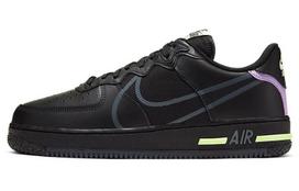 Nike Air Force 1 React Juoda Violetinė Žvaigždė Vos Volt CD4366-001 44 black