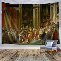 Napoleon tapestry, very large wall hanging 75x100 juoda