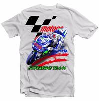 Super Bike Racing Collin Moto GP Usa Flag white cotton t-shirt 9344 S įvairiaspalvis