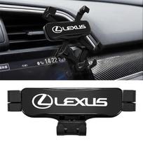 Gravitacinis telefono laikiklis Automobilio oro ventiliacijos spaustukas Stovas išmaniajam telefonui Lexus F SPORT ES RX NX LS UX LM LX GX LC RZ IS CT GS RC HS SC gray