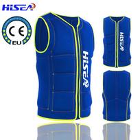 Professional Surfing Buoyancy Vest Adults Kids - Ultra Stretchable Quick-Dry Fashion Print Life Jacket Jet Ski XS blue