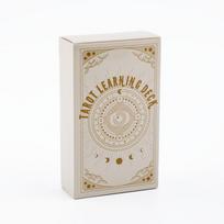 Tarot Learning Deck for Beginners 81 Cards Fortune Telling Game English Visions Divination Edition Borad Playing Games white