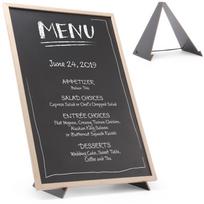 Menu advertising information board with base support 40x60 cm - Hendi 664131