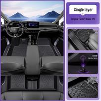 TPE Floor Mats for 6th to 9th Gen Toyota Camry - Full Surround Design black
