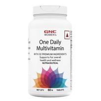 GNC Women's One Daily Multivitamin - 32 Premium Ingredients with Vitamin C, Biotin, Collagen & Antioxidants | Boosts Immunity & Energy | Improves