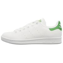 Adidas Originals Stan Smith Comfortable Versatile Sneakers Women Sneakers White Green BB5153 37⅓ white
