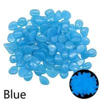 500pcs Luminous Stones Glow In The Dark Pebbles Glowing Stones Outdoor Walkways Home Garden Yard Decor Fish Tank Pebble Rocks 500pcs balta
