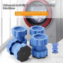 4Pcs Adjustable Anti-Vibration Washing Machine Feet Pad Noise Reduction Waterproof Refrigerator Base Pad Support Stands 4pcs gray