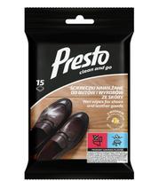 036043 Hh Presto Wet Wipes For Black Shoes 15Pcs beige