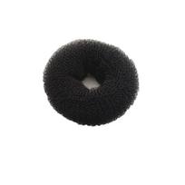 Meatball Head Hairstyle Tools Bird's Nest Bun Maker Women Hair Ring Korean Style Ponytail Holder L black