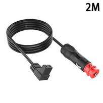 12V DC maitinimo laidas Laidas Cigarečių žiebtuvėlio kištukas Tinka automobilio šaldytuvui Šaldikliui Šaldytuvui Waeco CF25 CF35 CF40 CF50 Juodas 2M gray