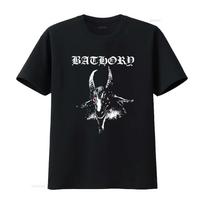 Bathory GOAT Official T Shirt Legend of Black Metal Quorthon Design All Sizes Available street XXXXL black