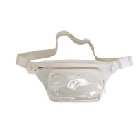 Ita Fanny Pack Waterproof Portable Fashion Clear Window Pins Ita Crossbody Bag Girls Soft Casual Designer Waist Bag Belt Pouch juoda