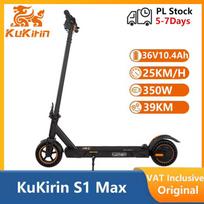 ES sandėlis KuKirin S1 Max išmanusis elektrinis paspirtukas 36V 10.4Ah baterija 350W variklis 25KM/H greitis 39KM nuvažiuojamas atstumas 8 colių padanga Paspirtukas