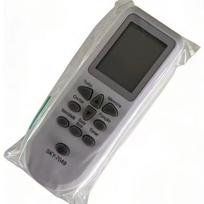 Compatible English Remote Control for Hu/Midea AC Models DG11D3-01 & DG11D3-02 For Whirlpool black