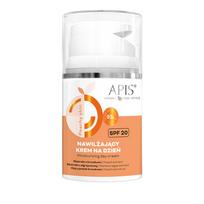 Drėkinamasis dieninis veido kremas SPF20 APIS Peachy Skin 50 ml