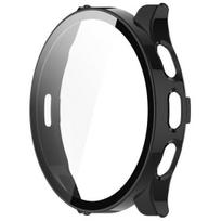 Išmaniojo laikrodžio apsauginis dėklas Garmin Venu3S, pilna apsauga, didelis skaidrumas, atsparus įbrėžimams, PC grūdinto stiklo dangtelis Garmin Venu 3S juoda