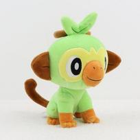 Grookey pliušinė lėlė Sword Shield Pokemon modelio žaislai Anime figūrėlė beždžionėlė minkštas kolekcinis žaislas gimtadienio dovanos vaikams beige