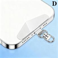 Plieninė telefono dirželio tarpinė, pleistras nuo praradimo, nuo kritimo, mobiliojo telefono virvelė, kortelė, metalinis spaustukas, dirželis, pakabinama virvelė, skirtukas, priedai white
