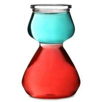 120ml Skaidrus absento puodelis Kokteilių taurė Spalvota moliūgo formos taurė Speciali vermuto taurė Sluoksniuotos RUMO sluoksniuotos šotų taurės 2 Pcs Absinth Cup 120ml blue