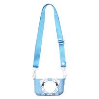 Cute Cartoon Mini Camera Shell Silicone Portable Camera Case Waterproof Anti-scratch Protective Cover for X2 Children Camera white