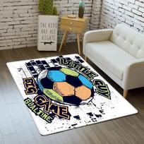 Futbolo lauko kilimas - Neslystanti vaikiška ropojimo kilimėlis, Sugeriantys durų kilimėliai virtuvei ir vaikų lovos šonui, Miegamojo grindų kilimėlis 40x60cm gray