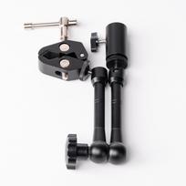 Magic Arm Light Stand Bracket: Universal Fixing Clamp for Soft Light and Screen Support gray