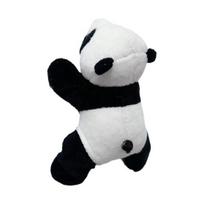 Plush Animal Fridge Magnet Decoration Stuffed Panda Magnetic Ornament Raccoon Shape Refrigerator Magnet for Home Kitchen Size#Panda white