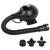 Portable 800W Electric Air Pump Inflator Deflator with 3 Nozzles for Inflatables Air Bed Mattress EU Plug black