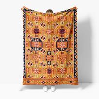 Afganistano kilimo kilimas Vintažinis genčių etninis persiškas plotinis kilimas Rankų darbo dekoratyvinis metamas pledas Pagalvės užvalkalas Size: 75*100cm, Weight: 280 GSM beige