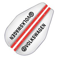 2 vnt. Automobilio galinio vaizdo šoninio veidrodėlio lietaus gaubtelis, saulės skydelis, antakių apsauga Volkswagen Golf-6 7 4 5 POLO Passat B5 B6 B7 T4 T5 Tiguan Jetta Gol balta
