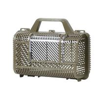 Portable Pet Carrier Bag Breathable Lightweight Travel Cage for Birds Parrots Hamsters and Other Small Pets Outdoor Carrying armijos žalia spalva