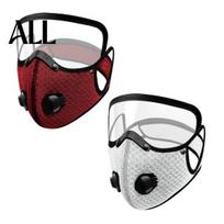 Apsauga nuo dūmų ir kvėpavimo 2 vnt. Dulkių kaukė, pralaidi orui, daugkartinė, su anglies filtru, veido, pramoninės klasės respiratorius, paminkštinimas su akiniais, skirtas C