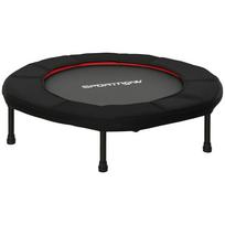 Fitness Trampoline, diameter 102 cm, Exercise Trampoline, Non-Slip Feet, Steel Frame, 100 kg Capacity, Red 102 x 102 x 22 cm