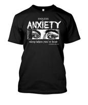 Nwt White Logo Viagra~Endless Anxiety Swedish S-5Xl Gift Made In Usa Art T-Shirt XXXXL black