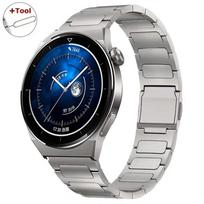 22mm Titano magnetinis dirželis Huawei Watch5 GT5/4Pro 46mm 4/3 Pro Ultimate apyrankė Amazfit Balance GTR 4/3/2 47mm For Huawei GT 3 46mm pilka