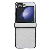 Samsung Z Flip 3/4/5/6/7 Mink Plush Three-Section Case Samsung Z Flip 7 balta