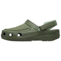 Crocs Yukon Vista Leather Clogs Men's Green 207689-309 39-40 gray