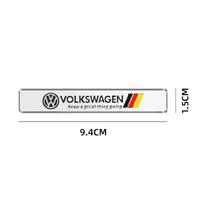 VW Volkswagen Jetta MK5 Golf personalizavimas Apdaila Automobilio 3D aliuminio lydinio ženklelis Lipdukas Volkswagen VW Scirocco CC GOLF 7 white