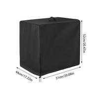 Atsparus vandeniui smėlio filtro dangtelis Filtro siurblio mova 420D Oksfordo audinys Juoda spalva Baseino siurblio apsaugai Lengvai montuojamas black