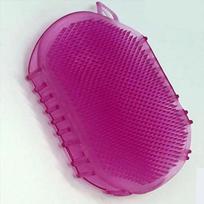 Silicone Bath Body Brush Multifunctional Smooth Slimming Cellulite Brush Bathing Massage Glove Massager Anti Fat Body Relaxation rožinė