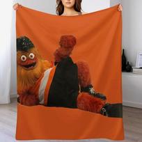 Gritty Throw Blanket Plush Fuzzy Cozy Blanket for Couch Sofa 102x76cm(40x30in) black